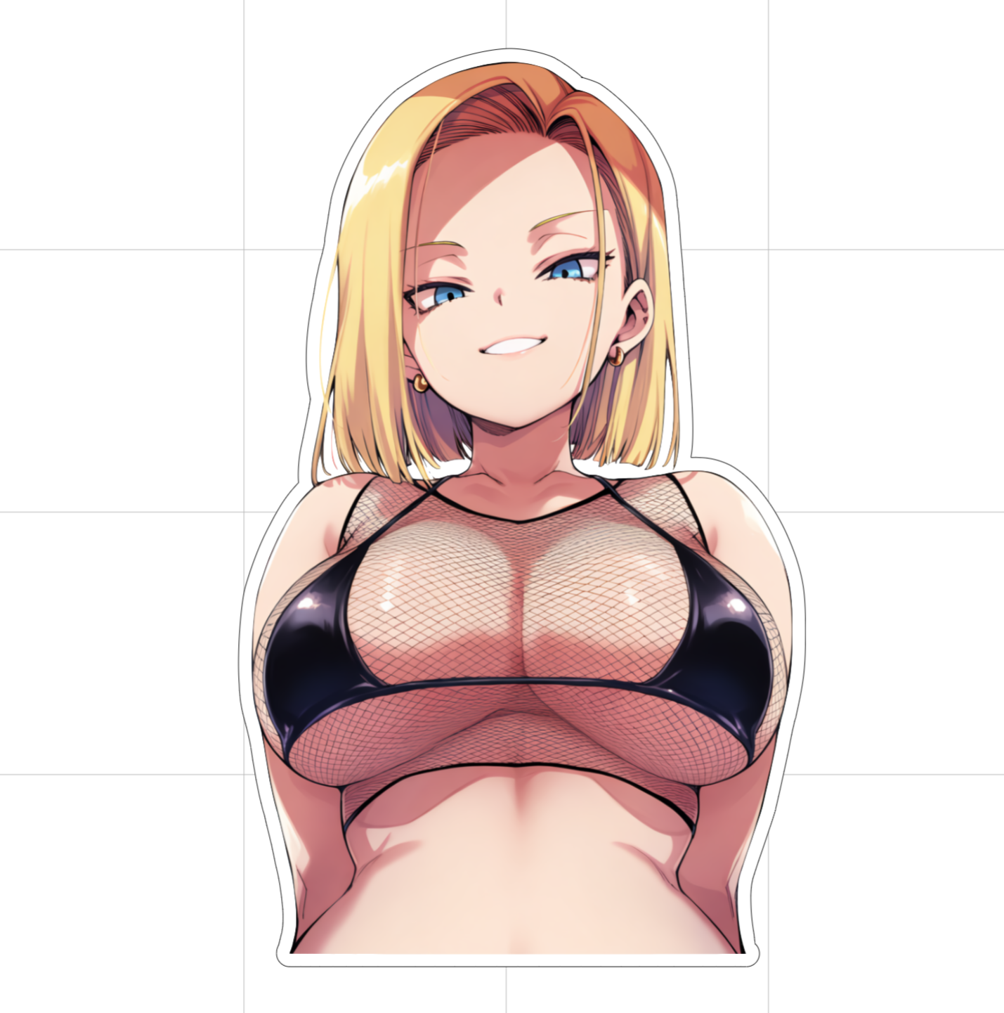 AI18- Fishnet sticker