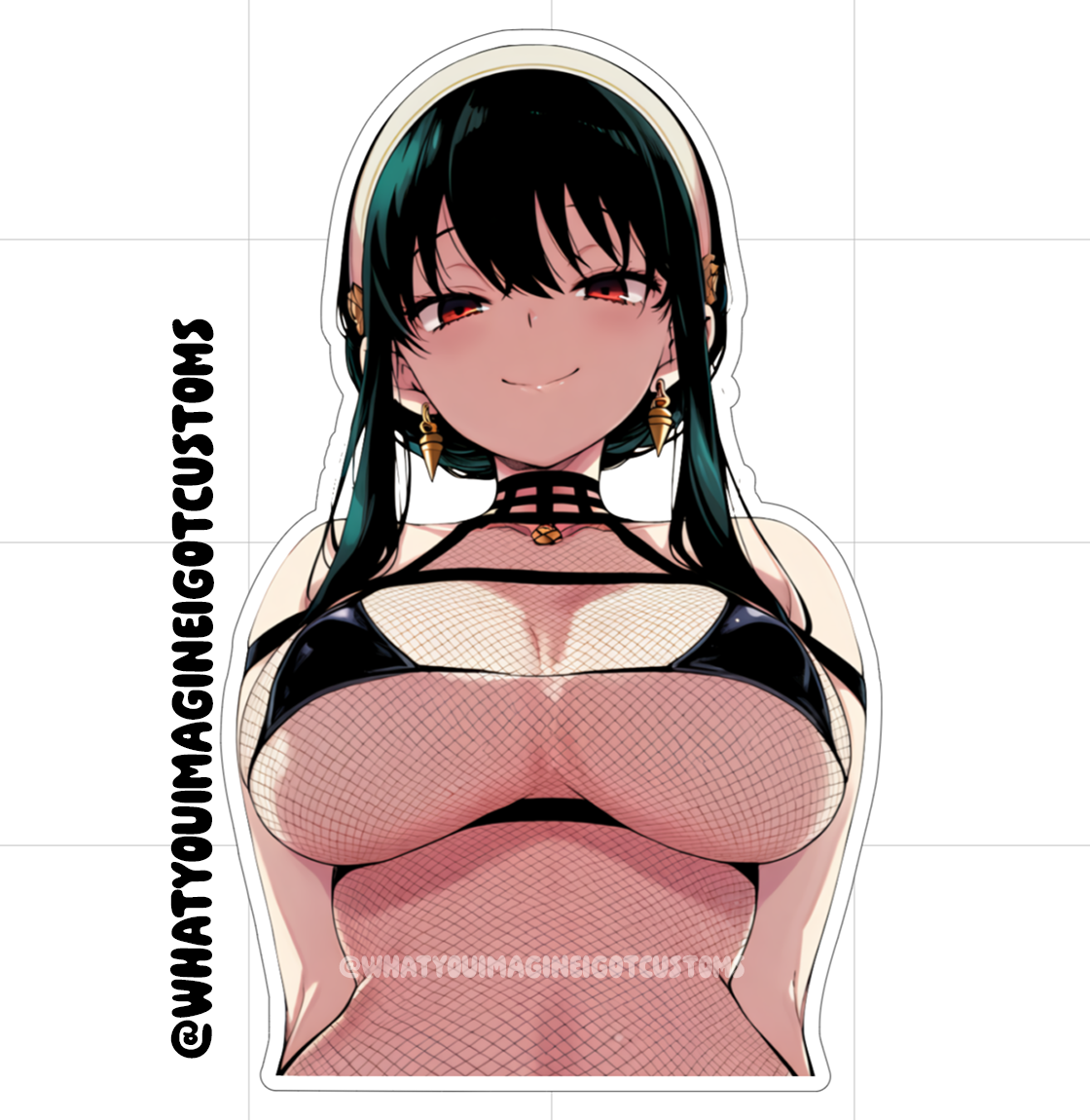 Yorari- Fishnet Sticker