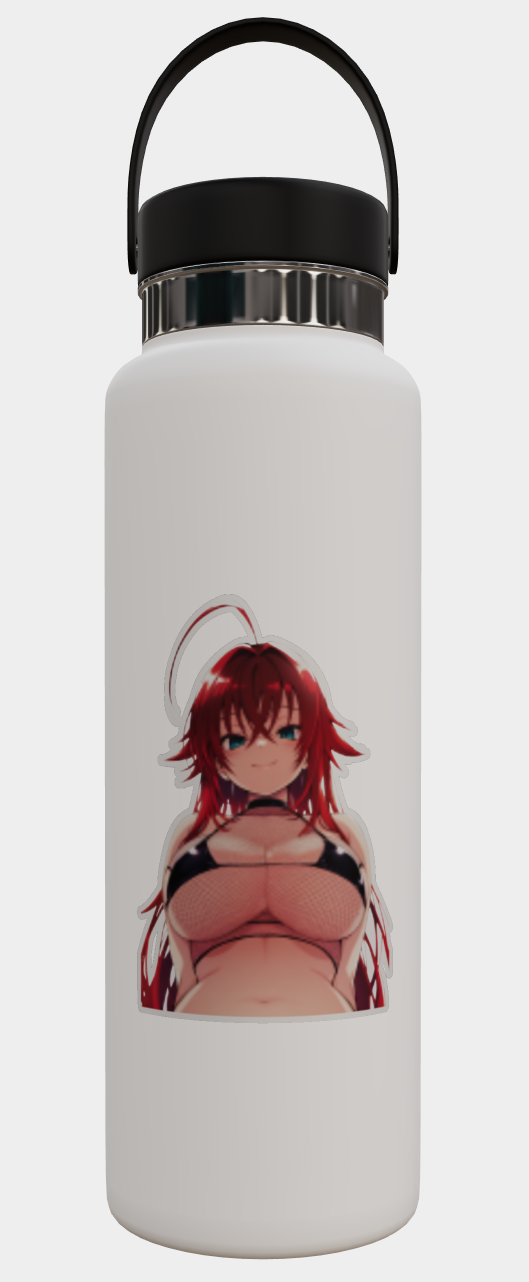Dalia Red- Fishnet Sticker