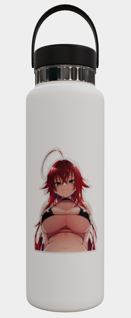Dalia Red- Fishnet Sticker