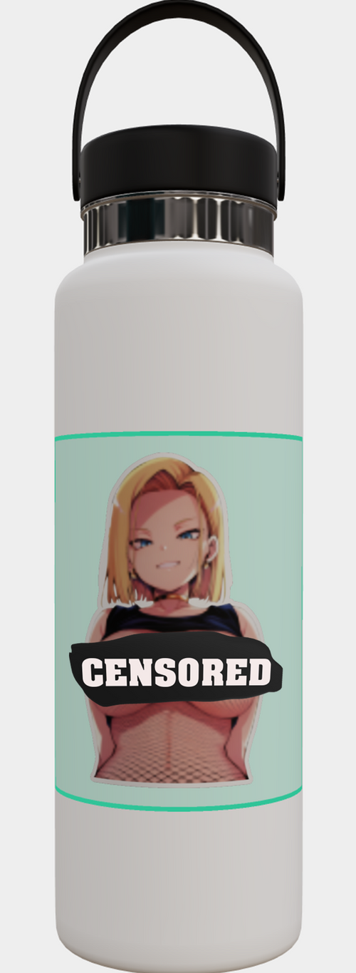 AI18- 18+ Topless Fishnet Sticker