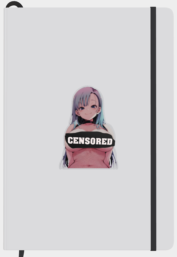 Belmi- 18+ Topless Fishnet Sticker